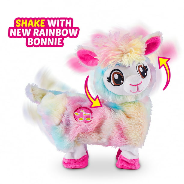 ZURU Pets Alive Rainbow Bonnie The Booty Shakin Llama Dancing Robotic Toy for sale online